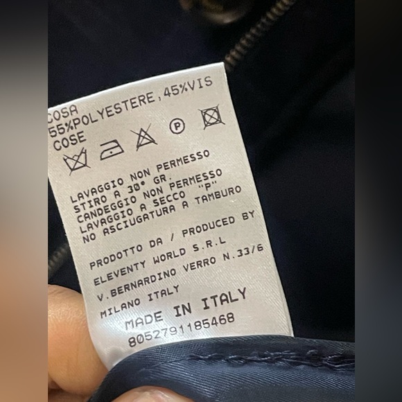 Eleventy Platinum Collection Blue Plaid Vest Large/XLarge - Picture 8 of 9